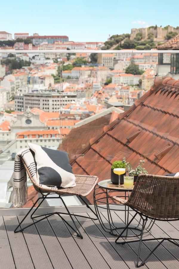 路米亚罗斯水疗酒店 Lisboa 外观 照片 Rooftop terrace