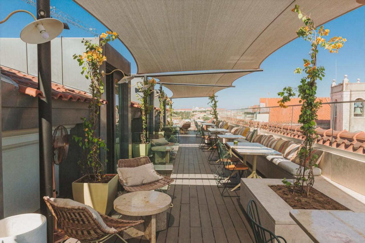 路米亚罗斯水疗酒店 Lisboa 外观 照片 Rooftop terrace